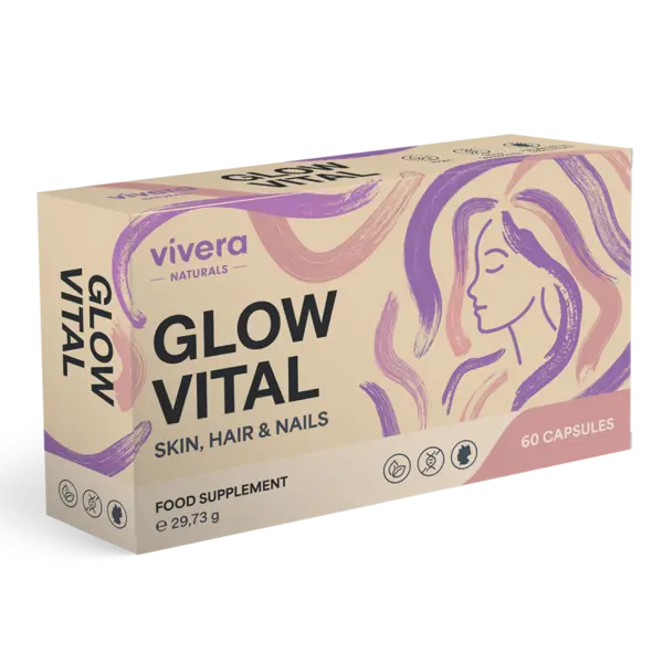 Vivera Glow Vital gélules, boîte de 60